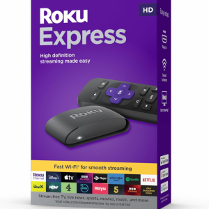 Roku Express New, 2023 HD Streaming Device with High-Speed HDMI Cable and Remote