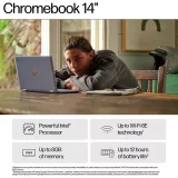 HP 14a-nf0002na Chromebook 14" Intel N100, 4GB RAM, 128GB Storage - Image 4