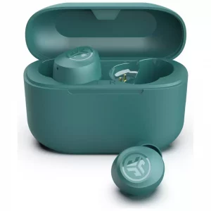 JLab GO Air Pop True Wireless Earbuds - Teal | In-Ear Bluetooth Headphones