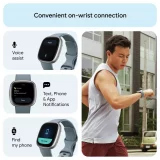 Fitbit Versa 4 Smartwatch - Waterfall Blue/Platinum Edition | Fitness & Health Tracker - Image 6