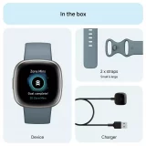 Fitbit Versa 4 Smartwatch - Waterfall Blue/Platinum Edition | Fitness & Health Tracker - Image 9