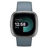 Fitbit Versa 4 Smartwatch - Waterfall Blue/Platinum Edition | Fitness & Health Tracker - Image 2