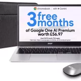 Acer 315 15.6-inch Chromebook - Intel Celeron, 4GB RAM, 128GB Storage, Silver - Image 2