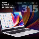 Acer 315 15.6-inch Chromebook - Intel Celeron, 4GB RAM, 128GB Storage, Silver - Image 3