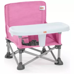 Bright Starts Pop N Sit Portable Booster Seat for Babies - Pink