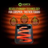 Tower Vortx 7.5L Air Fryer T17123 – Oil-Free Cooking – Black - Image 6