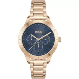 HUGO Ladies Rose Gold & Navy Watch – Elegant Design - Image 2