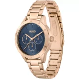 HUGO Ladies Rose Gold & Navy Watch – Elegant Design - Image 3