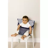 BabyToLove Travel Chair & Booster Seat - Compact Blue Stripes - Image 3
