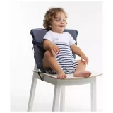 BabyToLove Travel Chair & Booster Seat - Compact Blue Stripes - Image 2