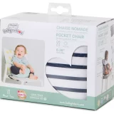 BabyToLove Travel Chair & Booster Seat - Compact Blue Stripes - Image 5