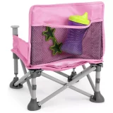 Bright Starts Pop N Sit Portable Booster Seat for Babies - Pink - Image 2