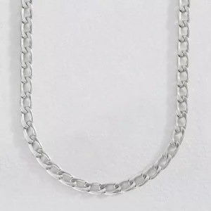 Revere Thick Stainless Steel Curb Chain – Rust-Resistant & Stylish
