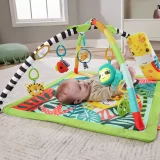 Fisher-Price 3-in-1 Rainforest Baby Gym – Sensory Playmat for Infants - Image 2
