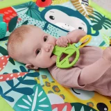 Fisher-Price 3-in-1 Rainforest Baby Gym – Sensory Playmat for Infants - Image 12