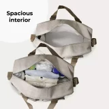 My Babiie Deluxe Oatmeal Herringbone Changing Bag - Stylish & Practical Diaper Bag - Image 3