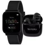 Tikkers Series 10 Black Smart Watch & Wireless Earbuds - Image 2