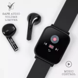 Tikkers Series 10 Black Smart Watch & Wireless Earbuds - Image 3