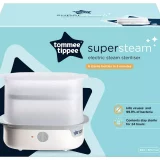 Tommee Tippee Electric Baby Bottle Sterilizer & Dryer - White - Image 2
