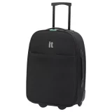 IT Luggage Soft Cabin Suitcase – 2-Wheel, Black, Travel-Ready - Image 4