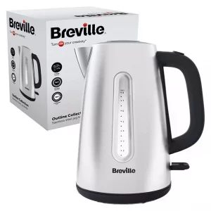 Breville IKT252 Outline Kettle, Brushed Stainless Steel Finish