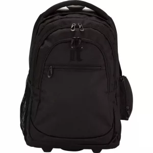 IT Luggage 28L Wheeled Backpack – Black, Travel & School Bag