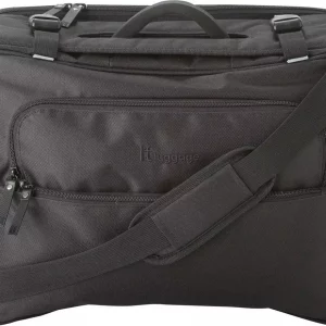 IT Luggage Black Business Shoulder Bag – Travel & Laptop Friendly