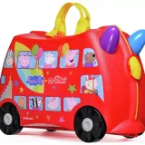 Peppa Pig Trunki Kids Ride-On Suitcase – 4 Wheel Hard Shell (Red) - Image 2