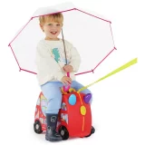Peppa Pig Trunki Kids Ride-On Suitcase – 4 Wheel Hard Shell (Red) - Image 10