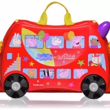 Peppa Pig Trunki Kids Ride-On Suitcase – 4 Wheel Hard Shell (Red) - Image 3