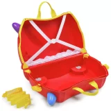 Peppa Pig Trunki Kids Ride-On Suitcase – 4 Wheel Hard Shell (Red) - Image 4