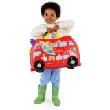 Peppa Pig Trunki Kids Ride-On Suitcase – 4 Wheel Hard Shell (Red) - Image 9