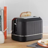 Black Cookworks Tilly 2-Slice Toaster – Modern & Compact - Image 1