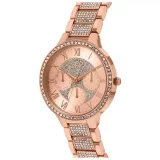Spirit Lux Women's Rose Gold Glitter Watch & Bracelet Set – Elegant Fashion Timepiece - Image 3