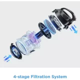 Bush Bagless Cylinder Vacuum Cleaner – Corded, for Deep Clean Floors - Image 8