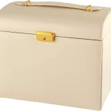 Large Faux Leather Jewellery Box with 3 Drawers - Elegant Storage Solution - Image 2