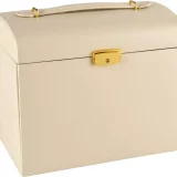 Large Faux Leather Jewellery Box with 3 Drawers - Elegant Storage Solution - Image 4