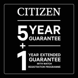 Citizen Eco-Drive Men's Chronograph Watch with Brown Leather Strap – Solar-Powered & Stylish - Image 4