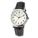 Limit Men's Glow Dial Watch with Black Faux Leather Strap - Image 5