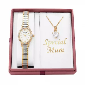 Timeless 'Special Mum' Necklace & Watch Set for Her