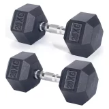Pro Fitness 20kg Hex Dumbbell Set – Durable Rubber-Coated Weights - Image 2