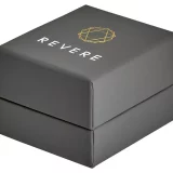 Revere 9ct Gold Heart Stud Earrings with Cubic Zirconia - Elegant Jewelry for Women - Image 4