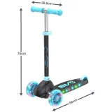 Blue Evo Eclipse 3-Wheel Kids Scooter - Image 11