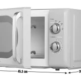 De'Longhi Argento Flora 800W Microwave - Sage Green | Compact & Stylish Kitchen Appliance - Image 4