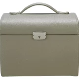 Faux Leather Grey Jewelry Box & Travel Set – Medium Size Organizer - Image 4