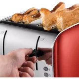 Russell Hobbs 4-Slice Red Toaster 28362 (Worcester Series) - Image 4