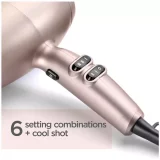 BaByliss 5336CU Elegance Hair Dryer - Professional Ionic Blow Dryer for Smooth & Shiny Hair - Image 3