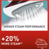 Tefal Express Steam Iron FV2869 – White & Ruby Red, Powerful Fast Heat - Image 4