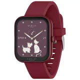 Radley Berry Red Smartwatch with Silicone Strap & Calling Feature - Image 2