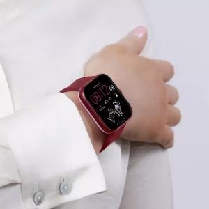 Radley Berry Red Smartwatch with Silicone Strap & Calling Feature